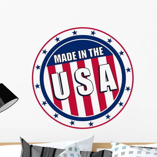Made USA Circular Decal Wall Decal