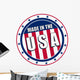 Made USA Circular Decal Wall Decal
