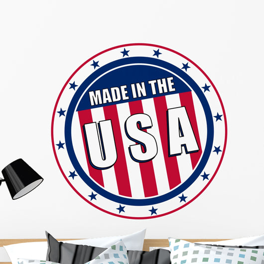 Made USA Circular Decal Wall Decal