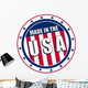 Made USA Circular Decal Wall Decal