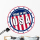 Made USA Circular Decal Wall Decal