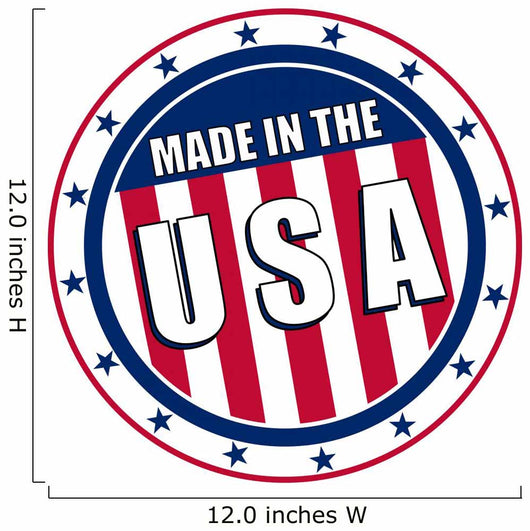Made USA Circular Decal Wall Decal