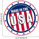 Made USA Circular Decal Wall Decal