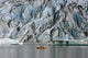 Kayaking Glacier Wall Decal