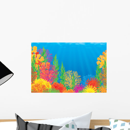 Coral Reef Wall Decal Design 2