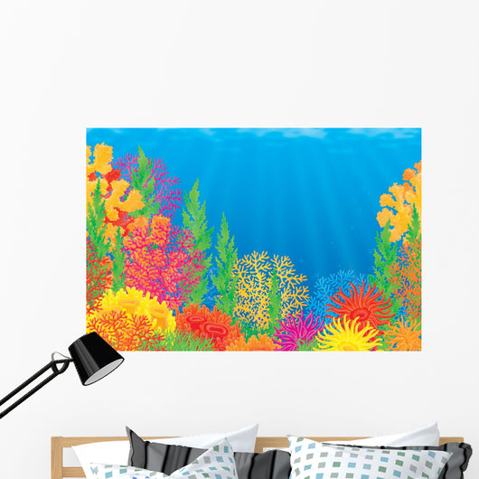 Coral Reef Wall Decal Design 2