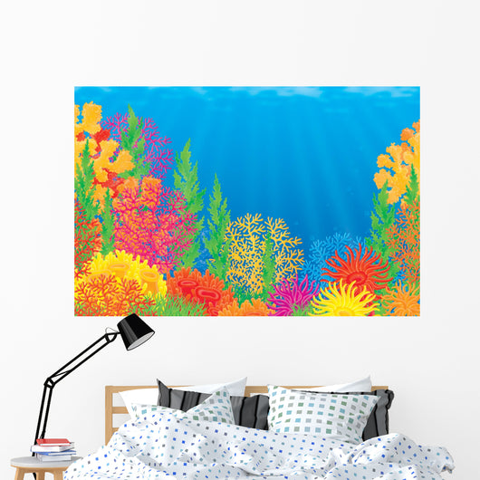 Coral Reef Wall Decal Design 2