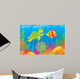 Coral Fish and Turtle Wall Decal