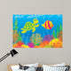 Coral Fish and Turtle Wall Decal