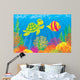 Coral Fish and Turtle Wall Decal