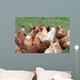 Large Rooster and Hens Wall Decal