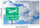 Learn to Fly Here Wall Decal