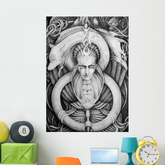 Gothic Illustration Wall Decal