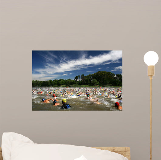 Triathlon Wall Decal
