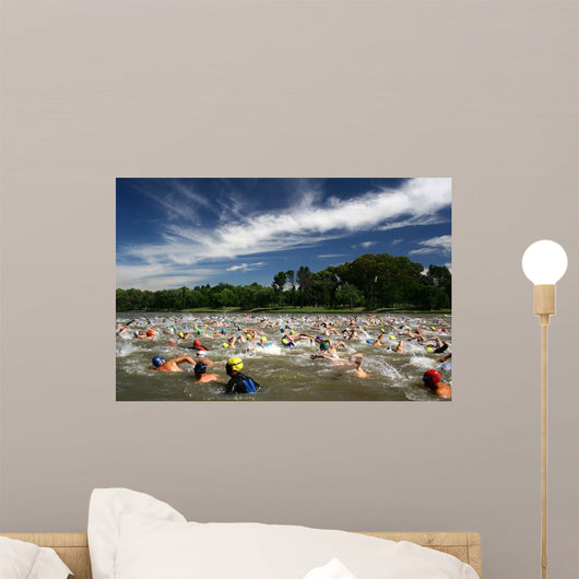 Triathlon Wall Decal