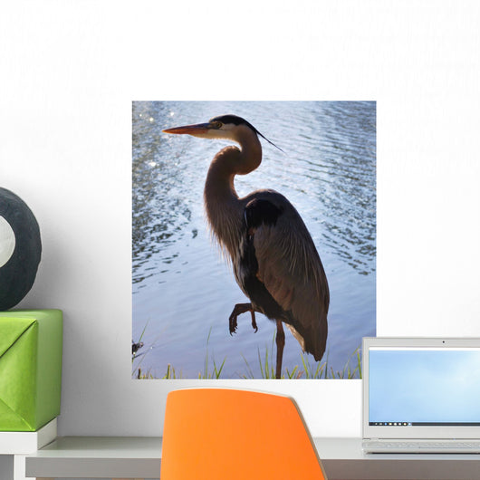 Great Blue Heron Wall Decal