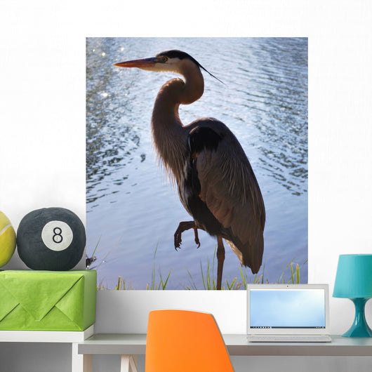 Great Blue Heron Wall Decal
