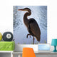 Great Blue Heron Wall Decal