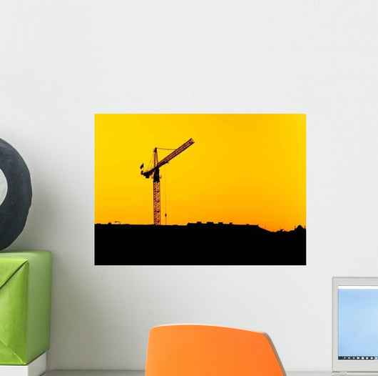 Construction Crane Wall Decal