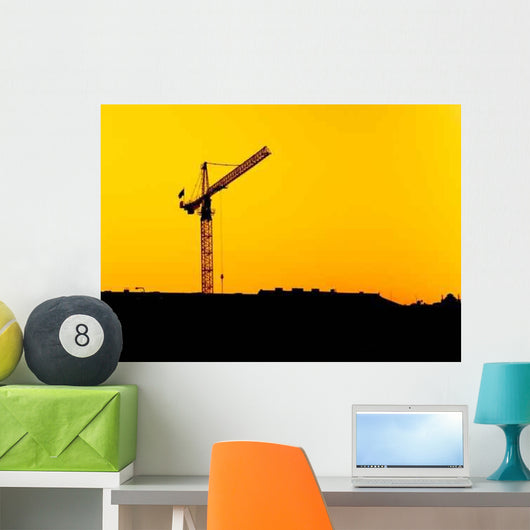 Construction Crane Wall Decal
