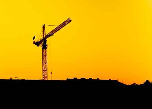 Construction Crane Wall Decal