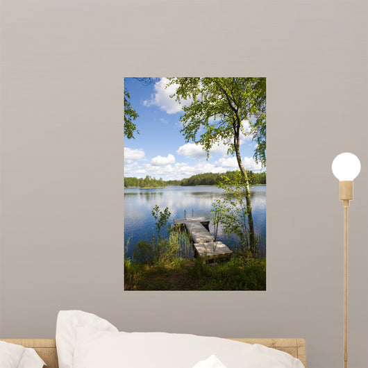 Summer Lake Wall Decal Design 1