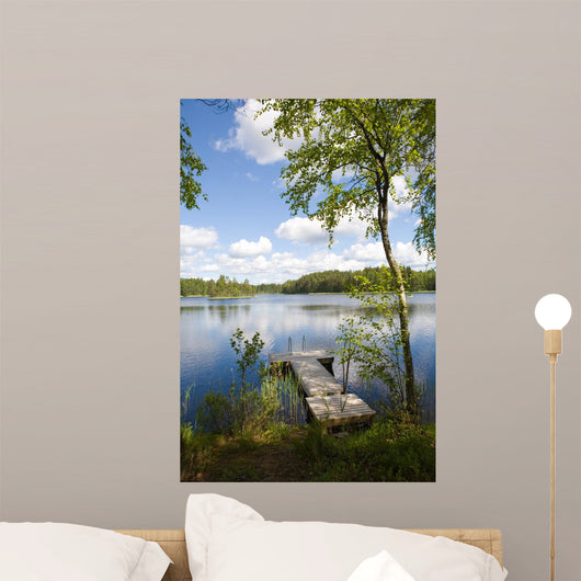Summer Lake Wall Decal Design 1