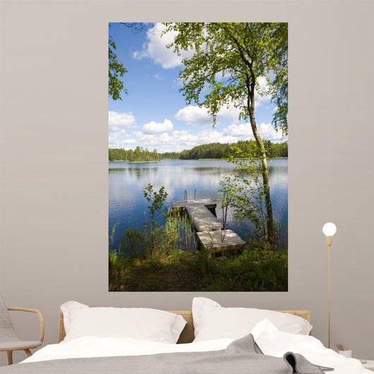 Summer Lake Wall Decal Design 1