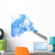 Paintbrush Painting Clouds Sky Wall Decal