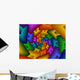 Rainbow Spiral Wall Decal