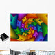 Rainbow Spiral Wall Decal
