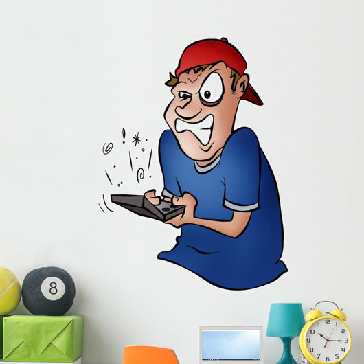 Angry Gamer Wall Decal