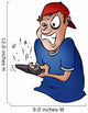 Angry Gamer Wall Decal