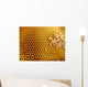 Honeycomb Shapes Wall Decal