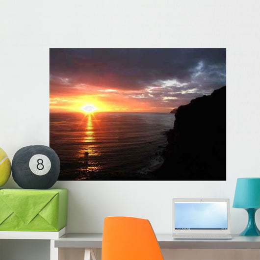 Sunset Ponta Do Sol Wall Decal