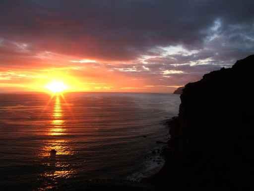 Sunset Ponta Do Sol Wall Decal