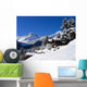 Chalets Snow White Valley Wall Decal