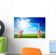 Photo Green Field Hands Wall Decal Design 1