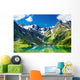 Mountain Lake Wall Decal Design 3
