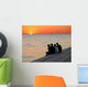 Watching Sunset Wall Decal