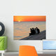 Watching Sunset Wall Decal