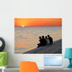 Watching Sunset Wall Decal