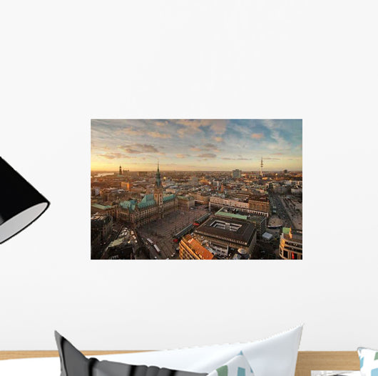 Hamburg Panorama Wall Decal