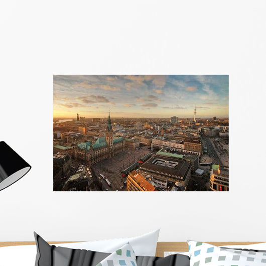 Hamburg Panorama Wall Decal