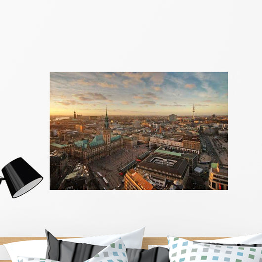 Hamburg Panorama Wall Decal
