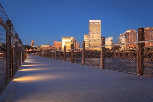 Richmond Skyline from Pedestrian Wall Decal