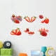 Leckere Erdbeeren Kollektion Wall Decal