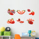 Leckere Erdbeeren Kollektion Wall Decal