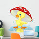 Duck under Rain Wall Decal
