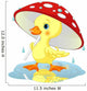 Duck under Rain Wall Decal